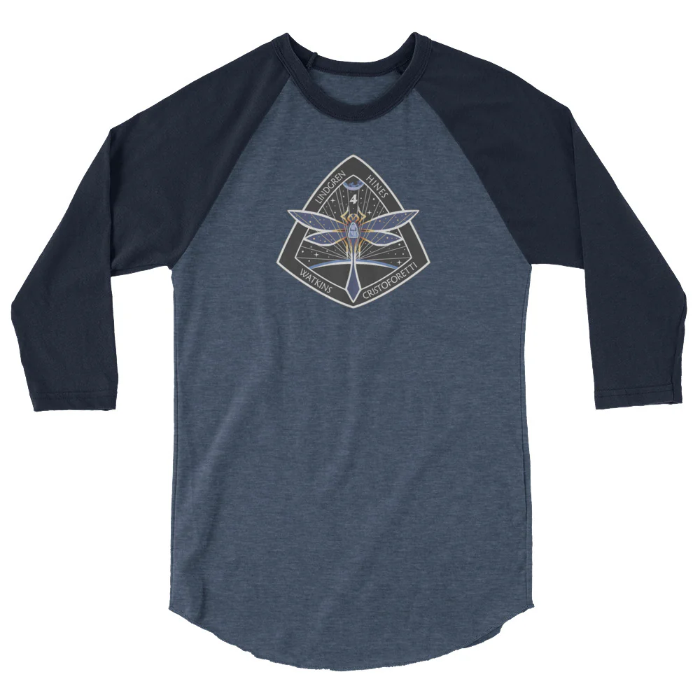 Crew 4 3/4 Sleeve Raglan T-Shirt - Image 2