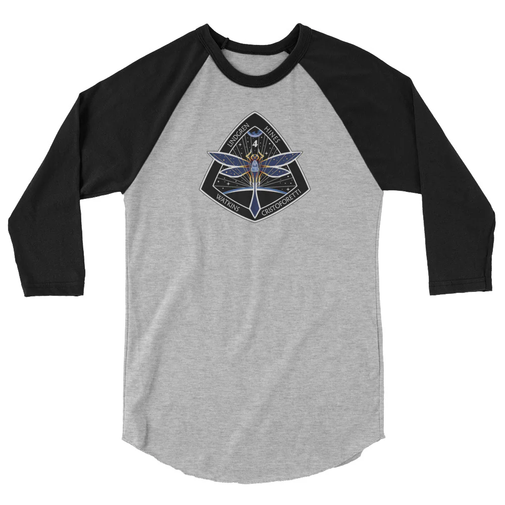 Crew 4 3/4 Sleeve Raglan T-Shirt - Image 3