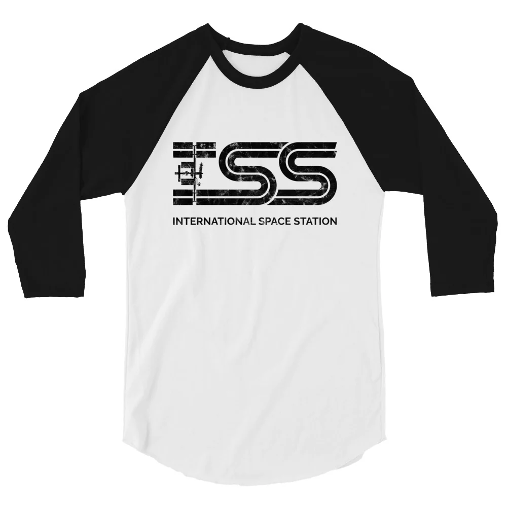 ISS Unisex 3/4 sleeve raglan shirt - Image 3