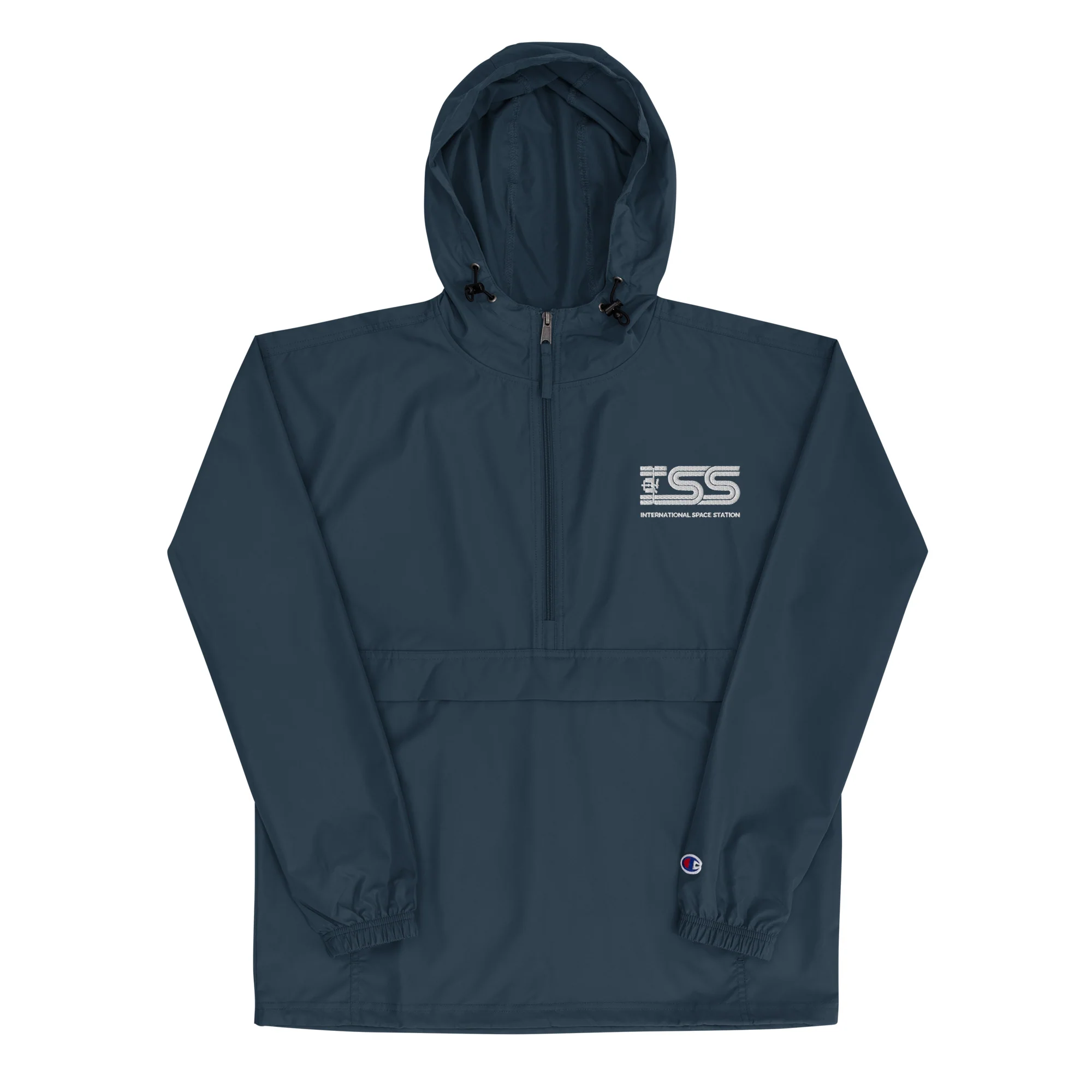 ISS Embroidered Champion Packable Jacket - Image 2