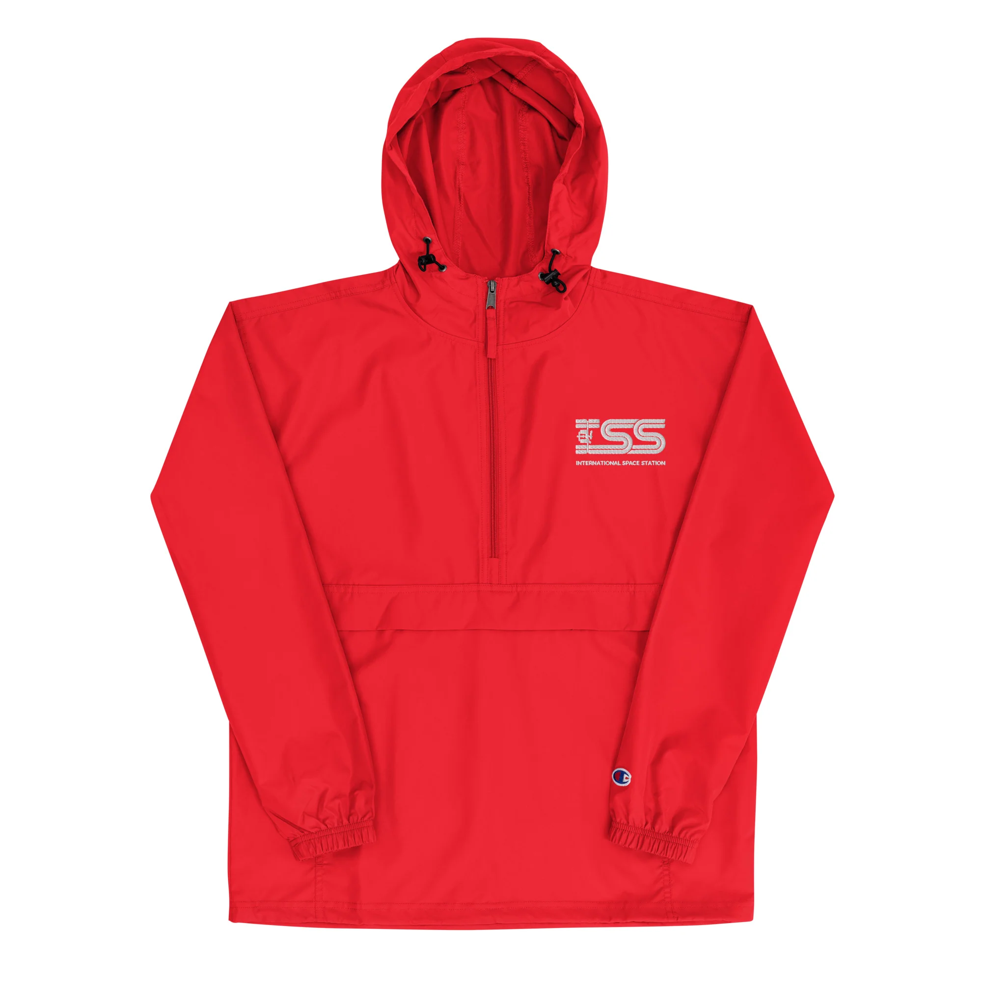 ISS Embroidered Champion Packable Jacket - Image 3