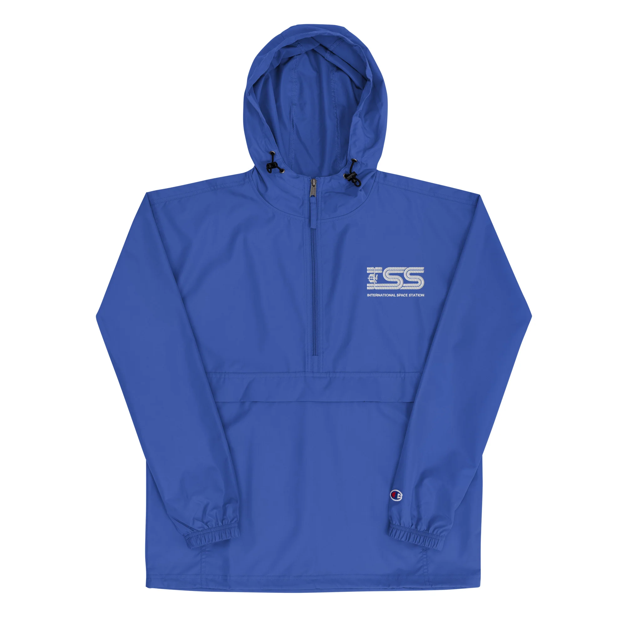 ISS Embroidered Champion Packable Jacket - Image 4