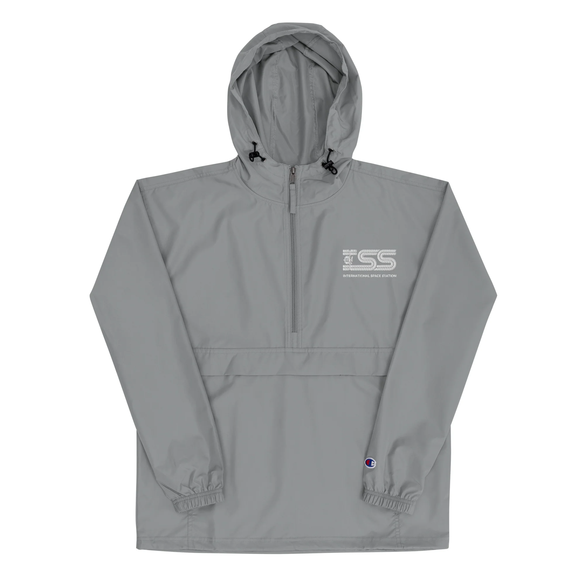 ISS Embroidered Champion Packable Jacket - Image 5