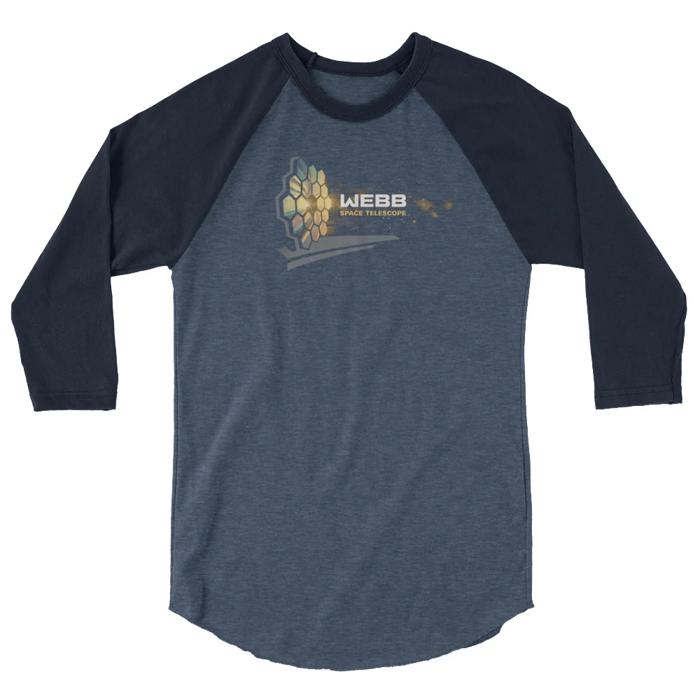 James Webb 3/4 Sleeve Raglan T-Shirt - Image 2