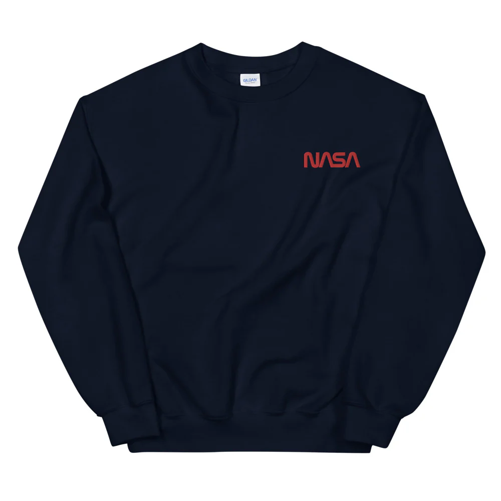 NASA Worm Unisex Sweatshirt - Image 2