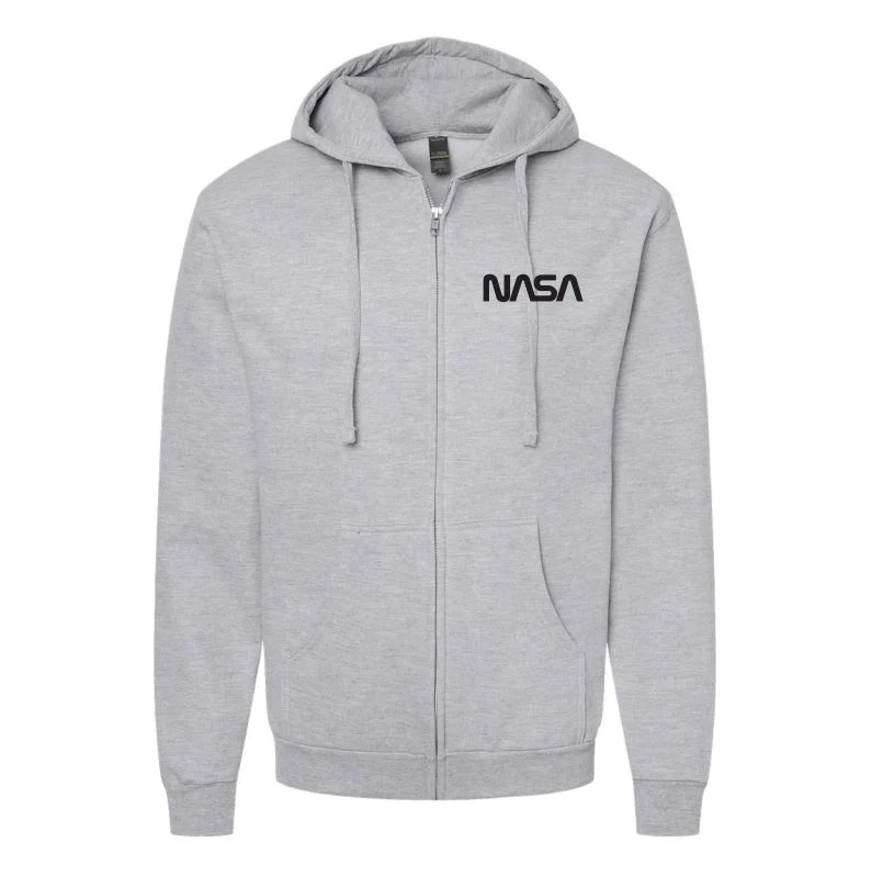 NASA Worm Zip Hoodie - Image 3
