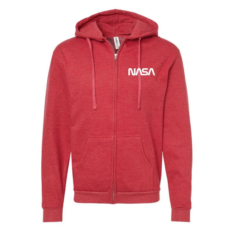 NASA Worm Zip Hoodie - Image 4