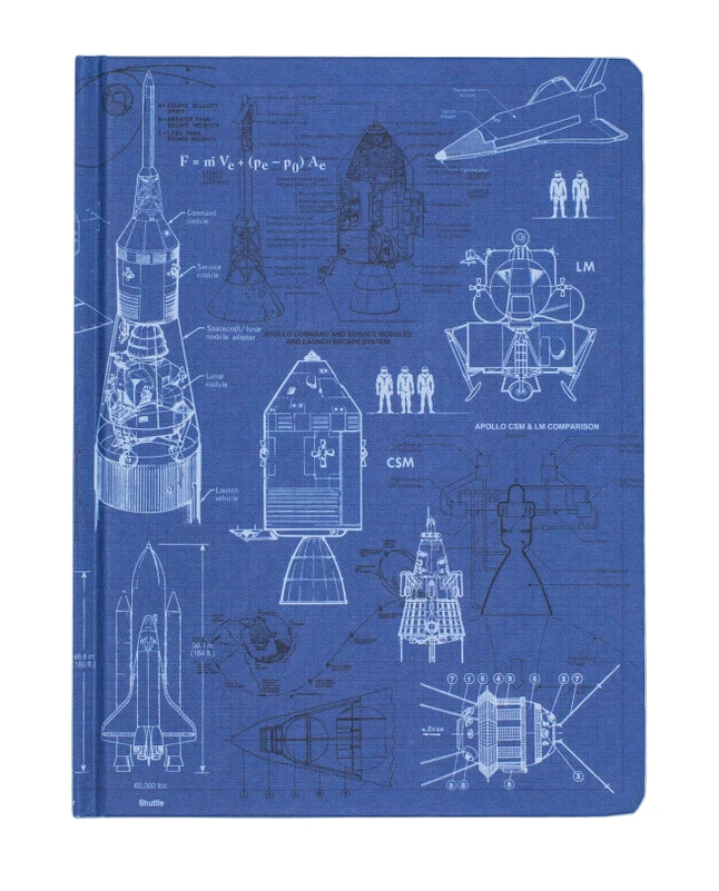 Rocketry Hardcover Notebook
